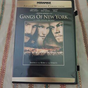 Gangs of New York - Leonardo DiCaprio - Cameron Diaz - 2002 DVDs - Rated R